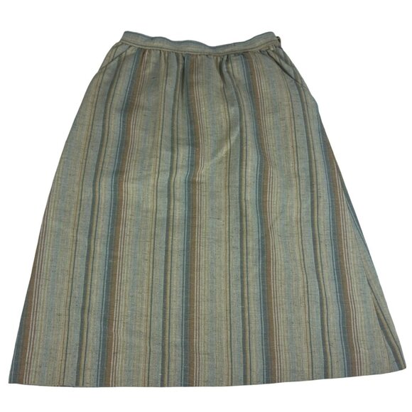 Ah! Austin Hill Pastel Striped A-Line Skirt Women's Size M Multi Unlined Summer - Picture 1 of 4